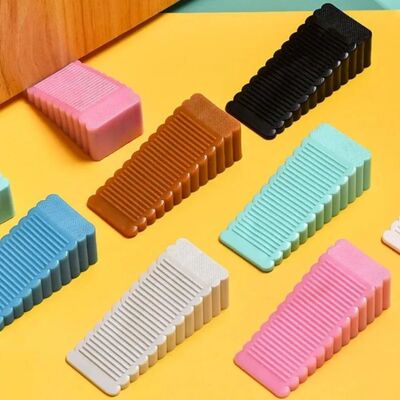Safety Silicone Door Stop Stoppers Block Wedge Doorstops Doo