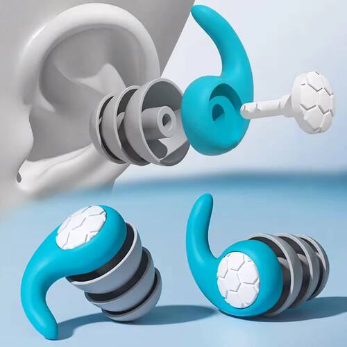 Silicone Noise Cancelling Earplugs Noise Filter Sleep Swimmi