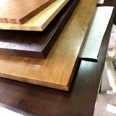 老榆木板材飘窗吧台面板实木板原木茶餐桌办公桌面2米长定制大板