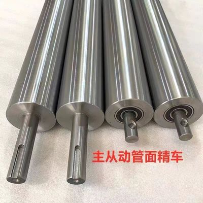 主动从动滚筒滚轮包胶滚筒聚氨酯滚筒尼龙滚筒滚轮不锈钢镀锌定制