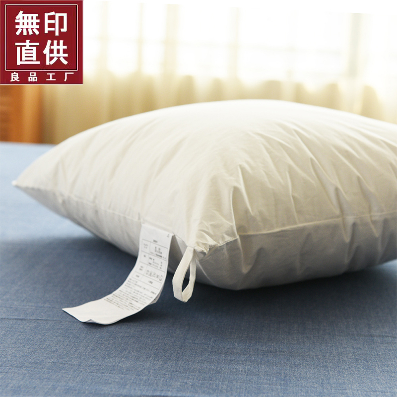简约原单枕芯聚酯纤维全棉