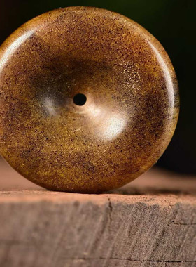 天然收藏级平安扣装饰品吊坠鱼子纹竹丝纹清晰挂件文玩手把件