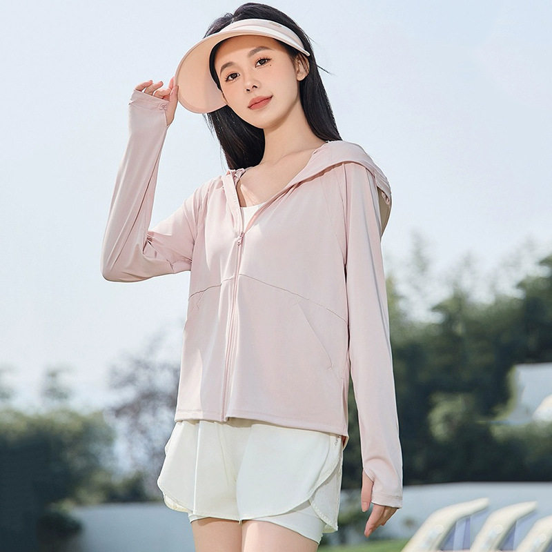 日本cherry kitty冰丝防晒衣女夏季宽松落肩防紫外线薄外套透气