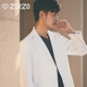 zerzo高端医生工作服长短袖 速干白大褂男牙医口腔医美长款 修身