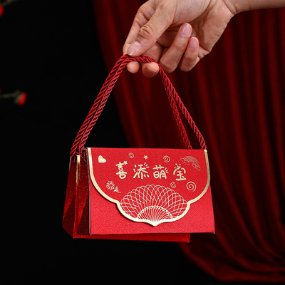 手提式2024新款喜糖盒高级感