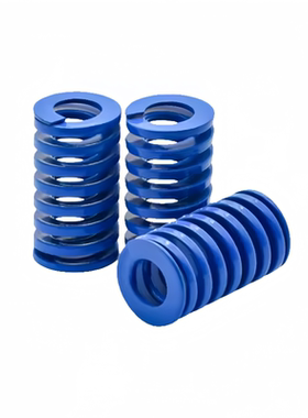 嘉立创FA模具弹簧蓝色矩形螺旋YSWL-D6 8轻负荷10 22 27扁线40SWL