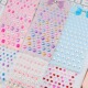 爱心宝石钻石贴纸儿童舞台化妆脸部装 饰3d立体水晶水滴珍珠贴画