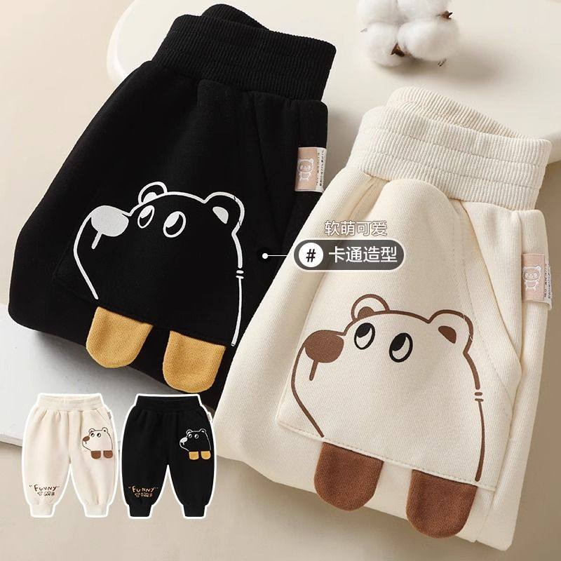 男童加绒裤子秋冬加厚小童休闲裤男女宝宝灯笼裤百搭外穿长裤童装,童装/婴儿装/亲子装,裤子,淘宝优惠券,粉丝福利购,淘宝优惠卷