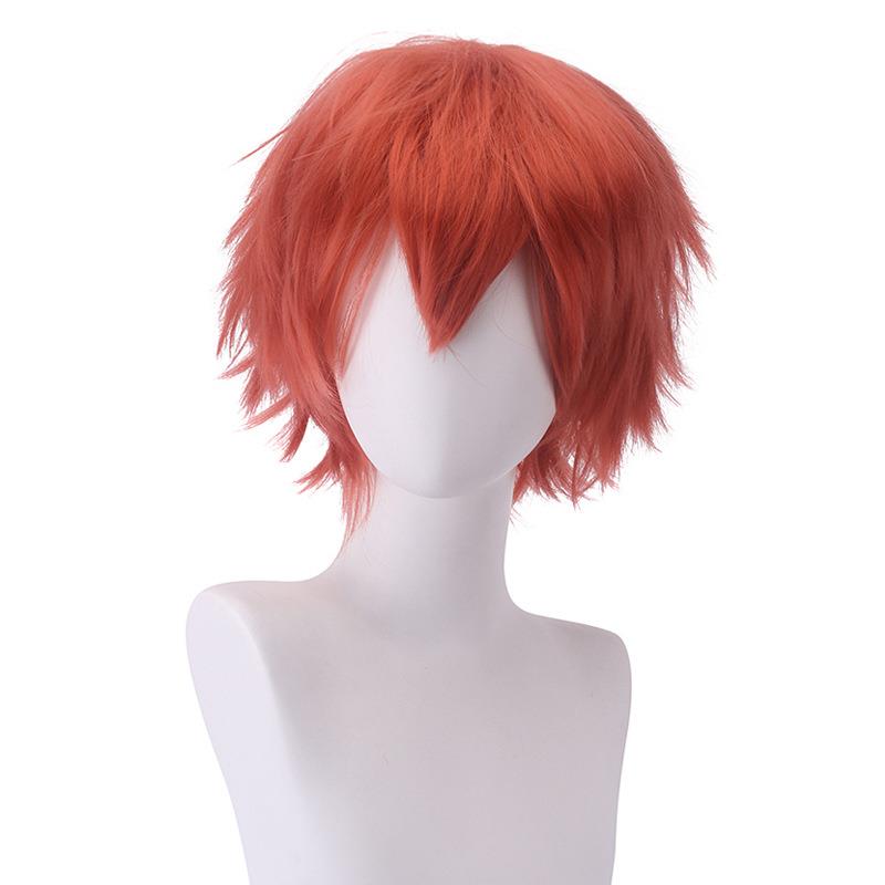 cosplay动漫假发毛万用彩色原宿反翘男士欧美短发反翘造型