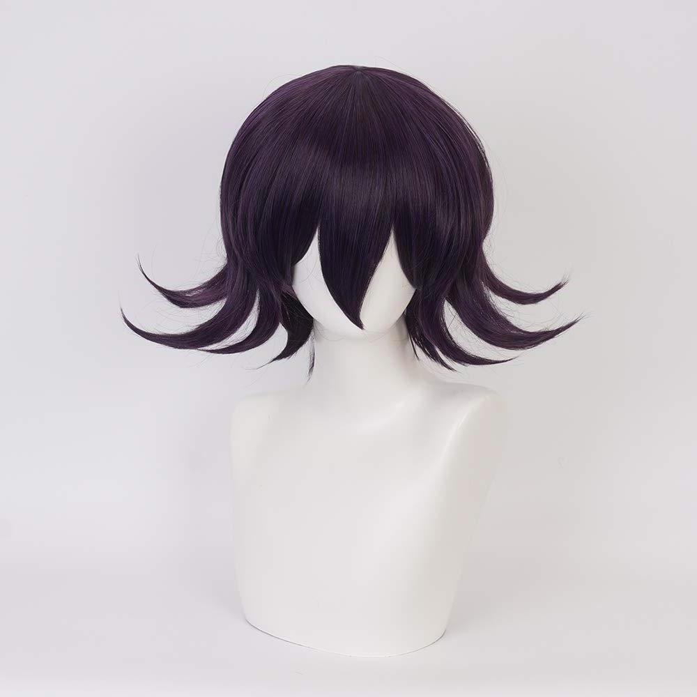 新·弹丸论破V3 王马小吉 黑色混紫色wigs厂家直销cosplay假发