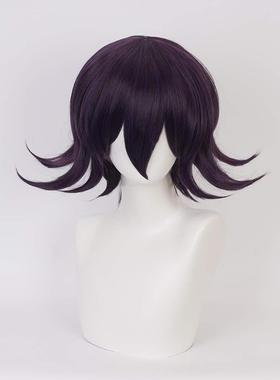 新·弹丸论破V3 王马小吉 黑色混紫色wigs厂家直销cosplay假发