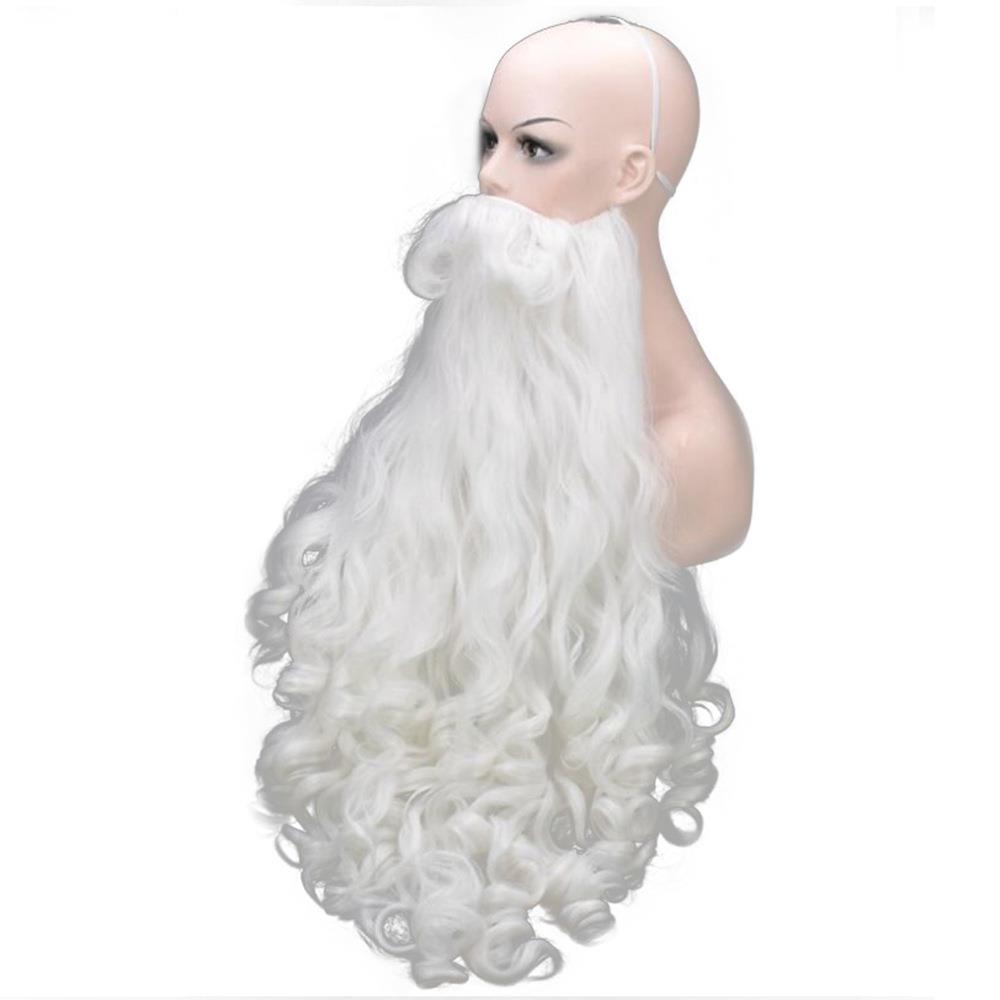 高温丝 圣诞节胡子 圣诞老人假发 cosplay头套 胡子假发套件