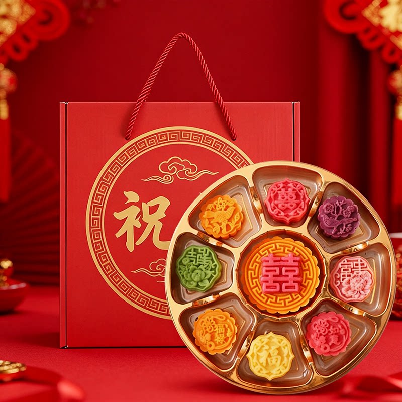 喜糕 结婚订婚喜事婚庆婚宴贡品糕点福寿糕拜神食物传统中式素食