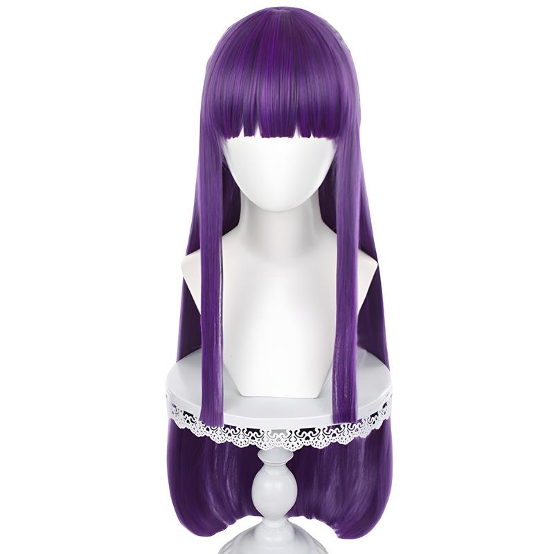 葬送的芙莉莲cosplay 菲伦 cos假发 紫色头皮长发 动漫