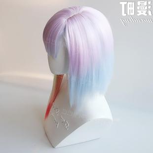 丽贝卡lucy露西cosplay假发 瑞贝卡 赛博朋克边缘行者 跑手