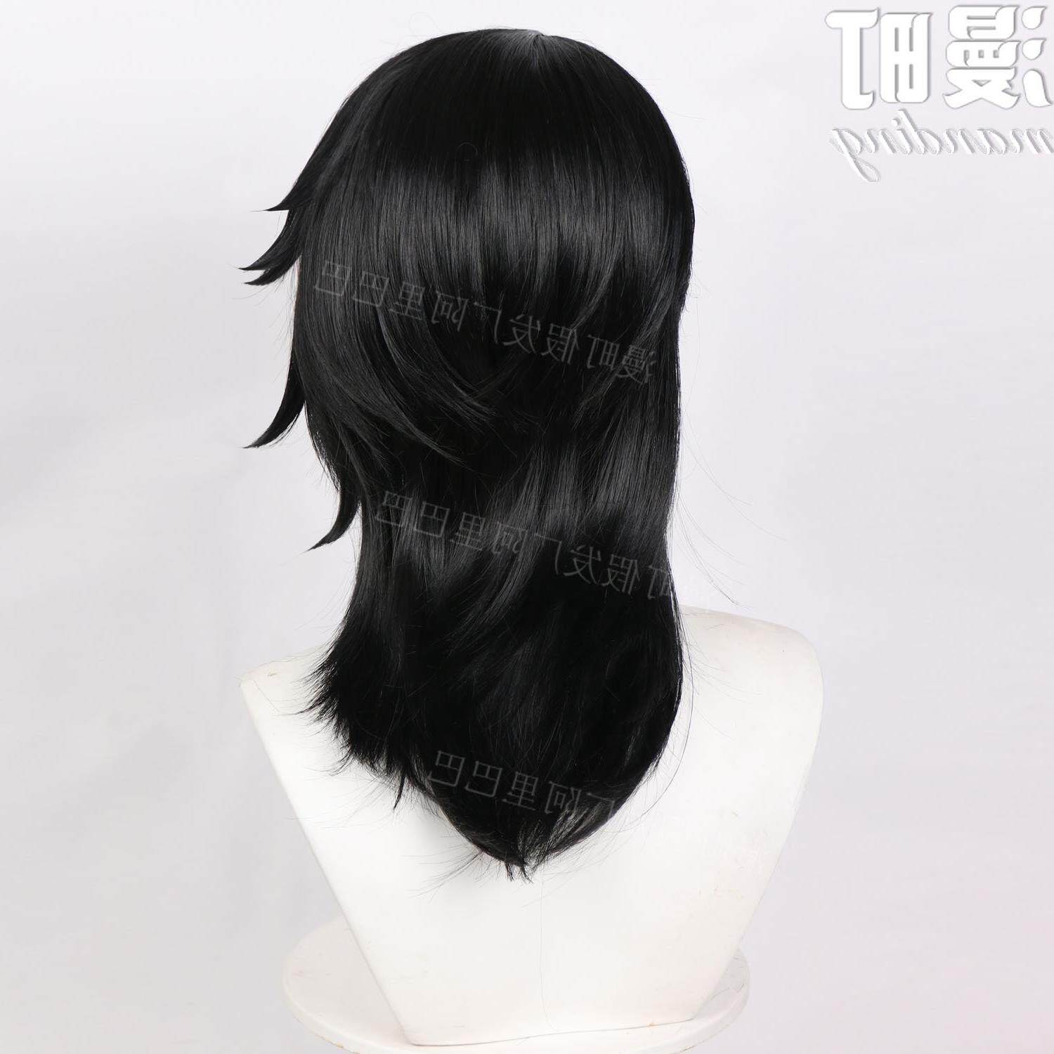 双城之战2 黑拳蔚 金克丝新形象cos假发 红黑渐变 蓝色挑染