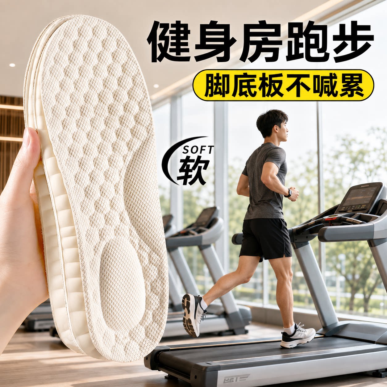 泰国乳胶足弓支撑鞋垫不累气垫