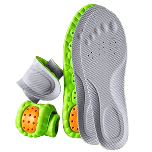 运动气垫减震鞋垫男款吸汗防臭透气加厚高弹跑步女士艾草除臭夏季