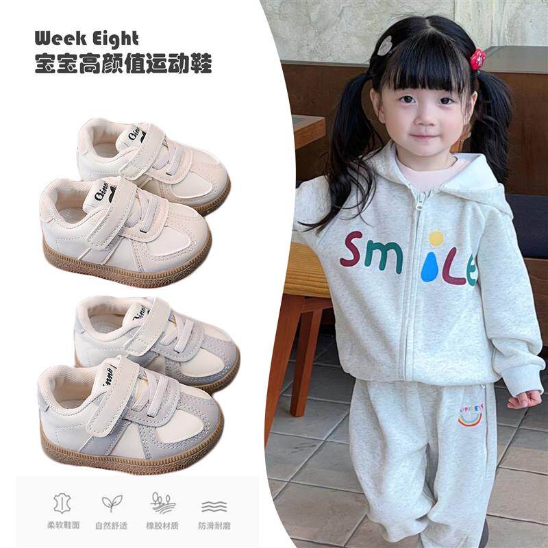 鞋子女童1到3岁运动鞋2025秋机能鞋德训鞋透气宝宝男童学步鞋厂家