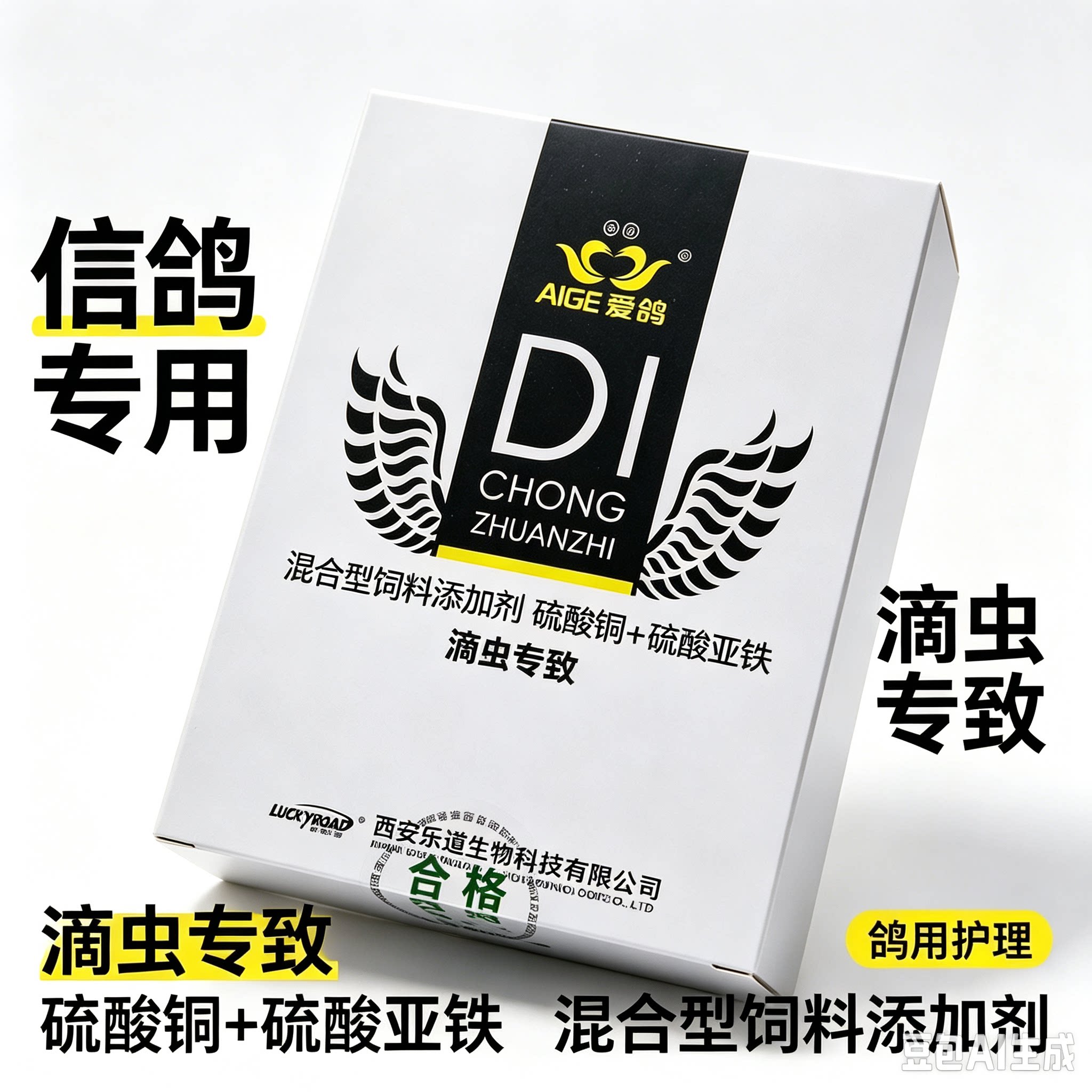 爱鸽鸽药毛滴虫粉剂信赛鸽子鹦鹉鸟禽类医疗用品