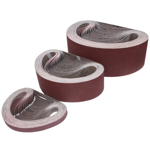 小型砂带机抛光带砂带条工业环形915砂带打磨机沙带条立式砂带卷