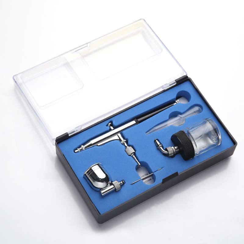 HD134侧壶枪式模型喷笔气泵/墙绘喷枪/模型上色喷枪/家具修补