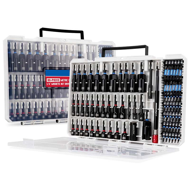 跨境棘轮套筒扳手套装全套80pcs冲击钻头多功能s2批头汽修工具