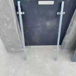 猪圈门卡槽加厚热浸锌门板槽猪栏门条卡槽 耐腐蚀不生锈圈舍门槽