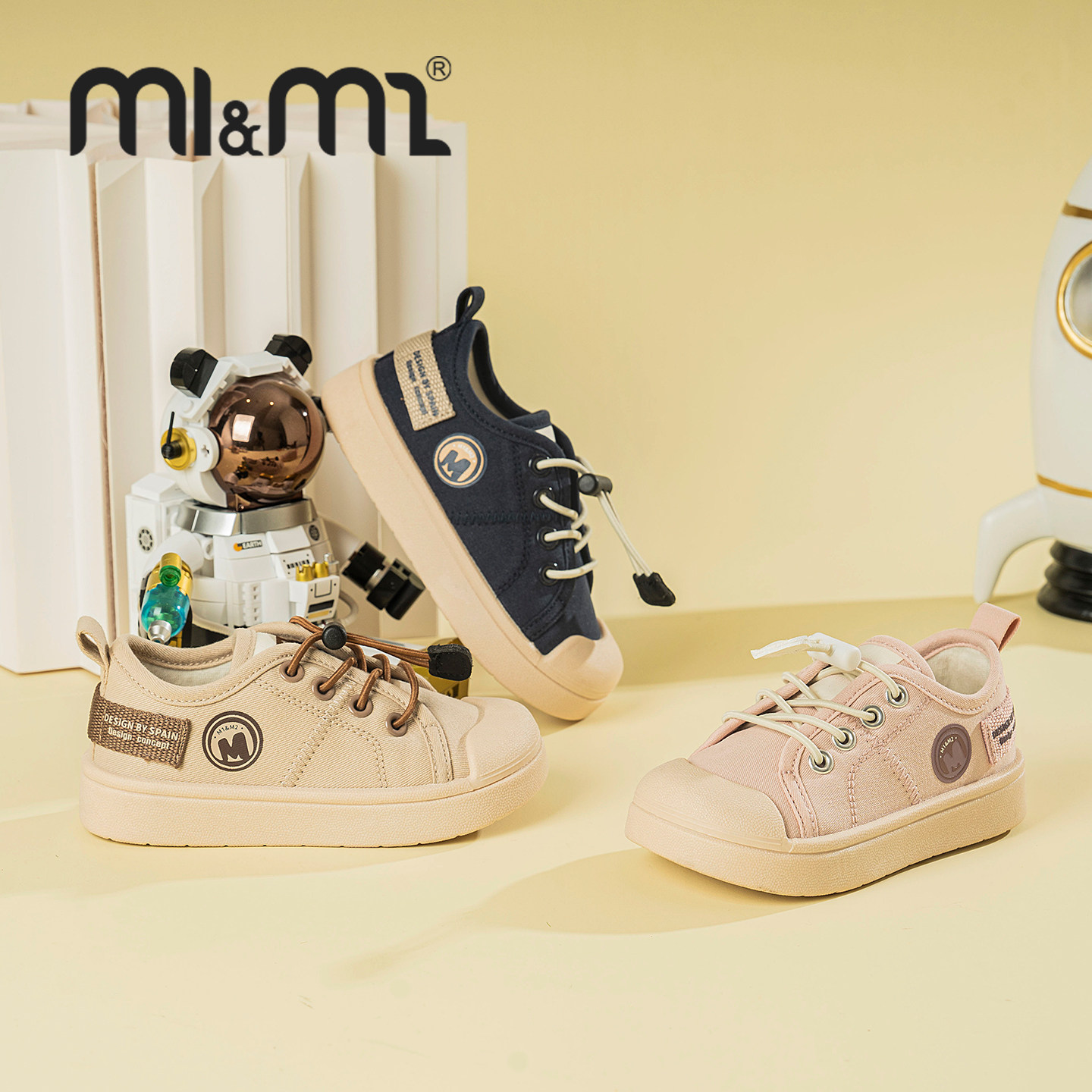 m1m2春夏款儿童帆布鞋学步鞋软底