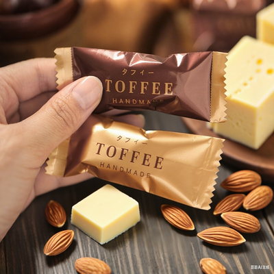 纯手工法式海盐焦糖夏威夷果太妃