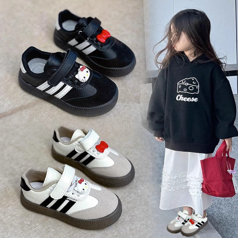 法国Uamtor儿童德训鞋2025秋季款女童鞋子休闲轻便板鞋kt猫运动鞋,童鞋/婴儿鞋/亲子鞋,板鞋,淘宝优惠券,粉丝福利购,淘宝优惠卷