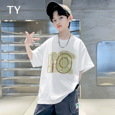 韩国TY童装潮牌男童短袖T