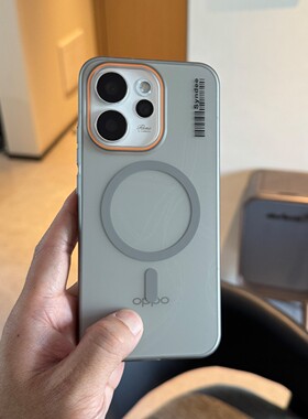 索哲适用于opporeno15pro手机壳半透明磨砂oppo男女款reno14全包超薄冰雾磁吸reno13高级感钛灰色12镜头不包0