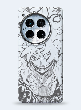 适用一加13手机壳OPPO新款一加12男女卡通小众个性创意1+11白色半包超薄裸机手感硬壳ace3pro大孔镜头不包ace