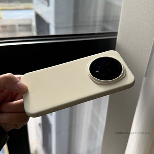 索哲适用于荣耀magic8pro手机壳大孔金属按键magic8男女款简约米白色岩砂保护套荣耀500全包超薄粗磨砂防指纹