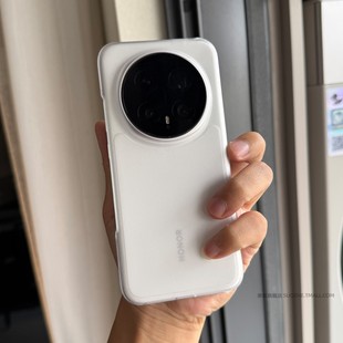 索哲适用于荣耀magic8pro手机壳新款magic7pro超薄大孔半包亲肤手感硬壳magic6透明磨砂裸机手感magic5防指纹