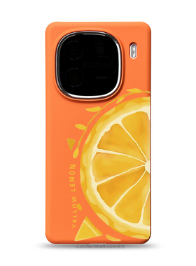 适用于iqoo13手机壳vivo新品爱酷12pro男女款时尚文艺个性小清新黄色柠檬iQOO11s大孔镂空镜头11pro半包超薄s