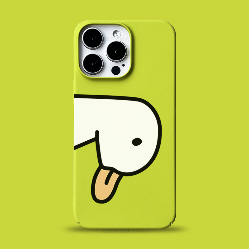 适用于苹果16promax手机壳新品15pro男女款plus卡通可爱个性网红鸭子iPhone14黄绿色13全包超薄磨砂硬保护套2