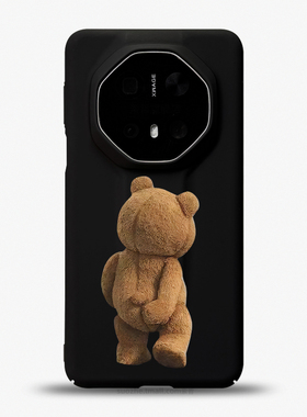 适用于华为mate70rs非凡大师手机壳新品mate60rs男女款趣味恶搞个性创意ins网红泰迪熊50保时捷全包超薄黑色4