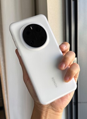 索哲适用于荣耀magic7pro手机壳全包超薄pp硬保护套magic8小众简约高级感白色透明磨砂magic6pro轻薄镜头不包