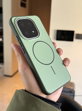 索哲适用于iqoo15手机壳小清新绿色全包超薄亲肤手感保护套iqoo15强磁吸独立金属按键iQOO15大孔纯色轻薄防摔