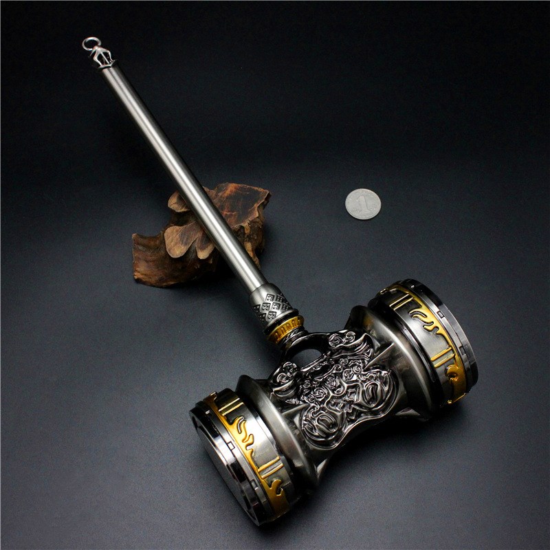 正品斗罗大陆唐三昊天锤合金特大号超大号武魂一比一金属武器模型