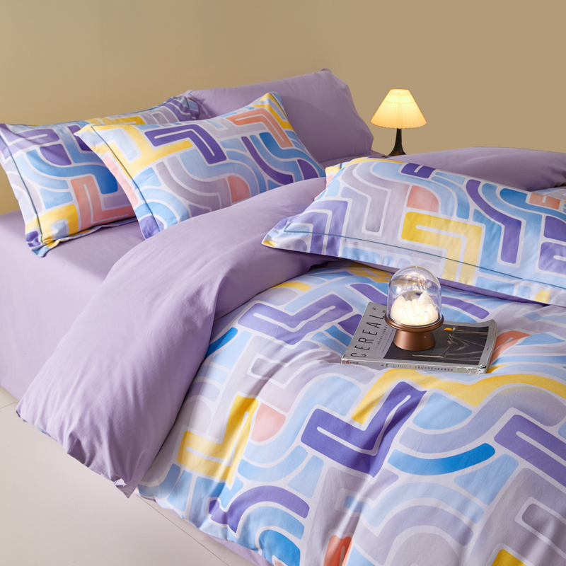 四件套全棉纯棉2025新款简约床品