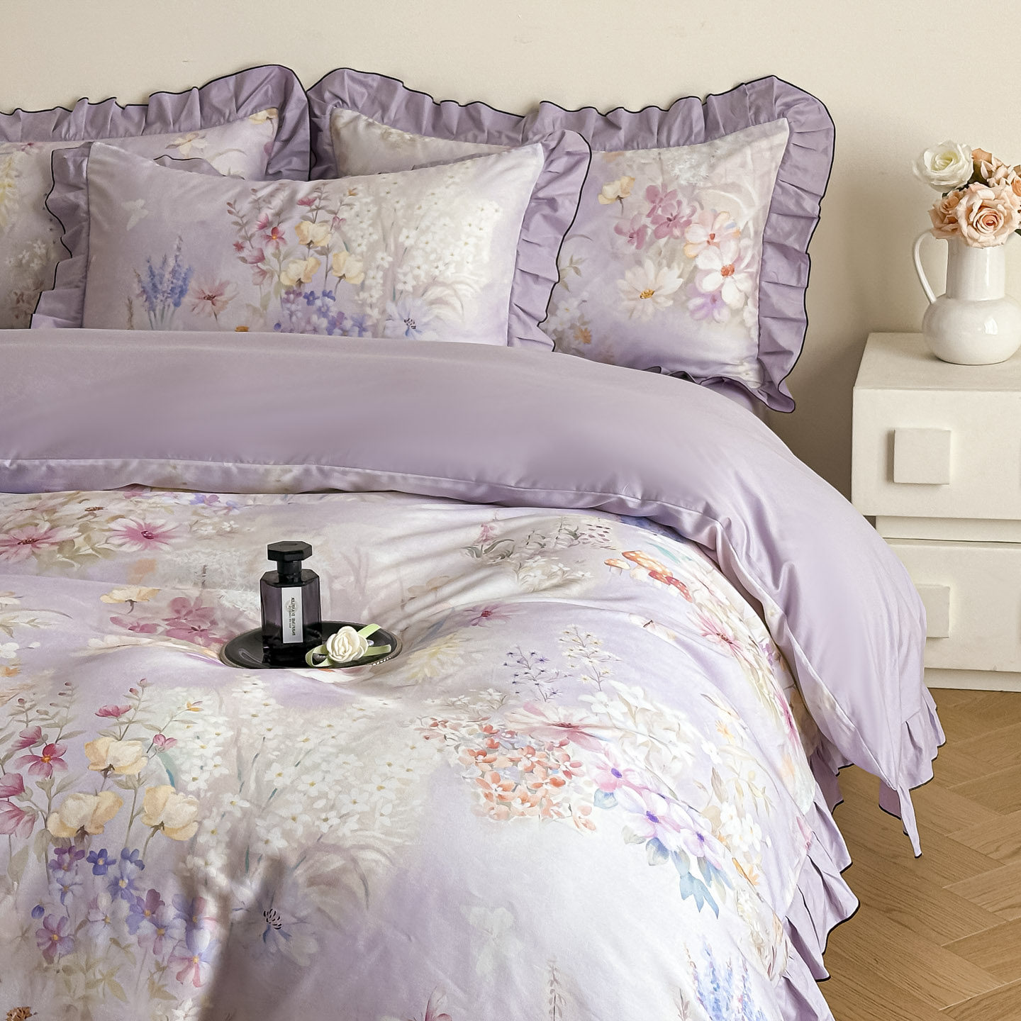 韩式纯棉四件套100全棉床上用品2026新款高级感床单被套床笠被罩4