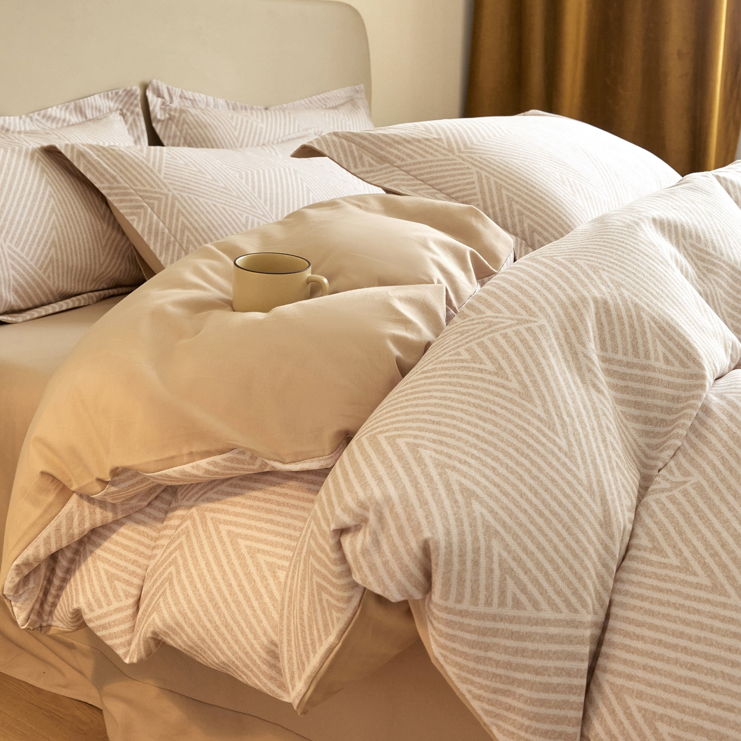 加厚全棉四件套2025新款磨毛床品