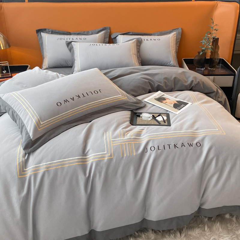 A类轻奢四件套全棉磨毛2025新款