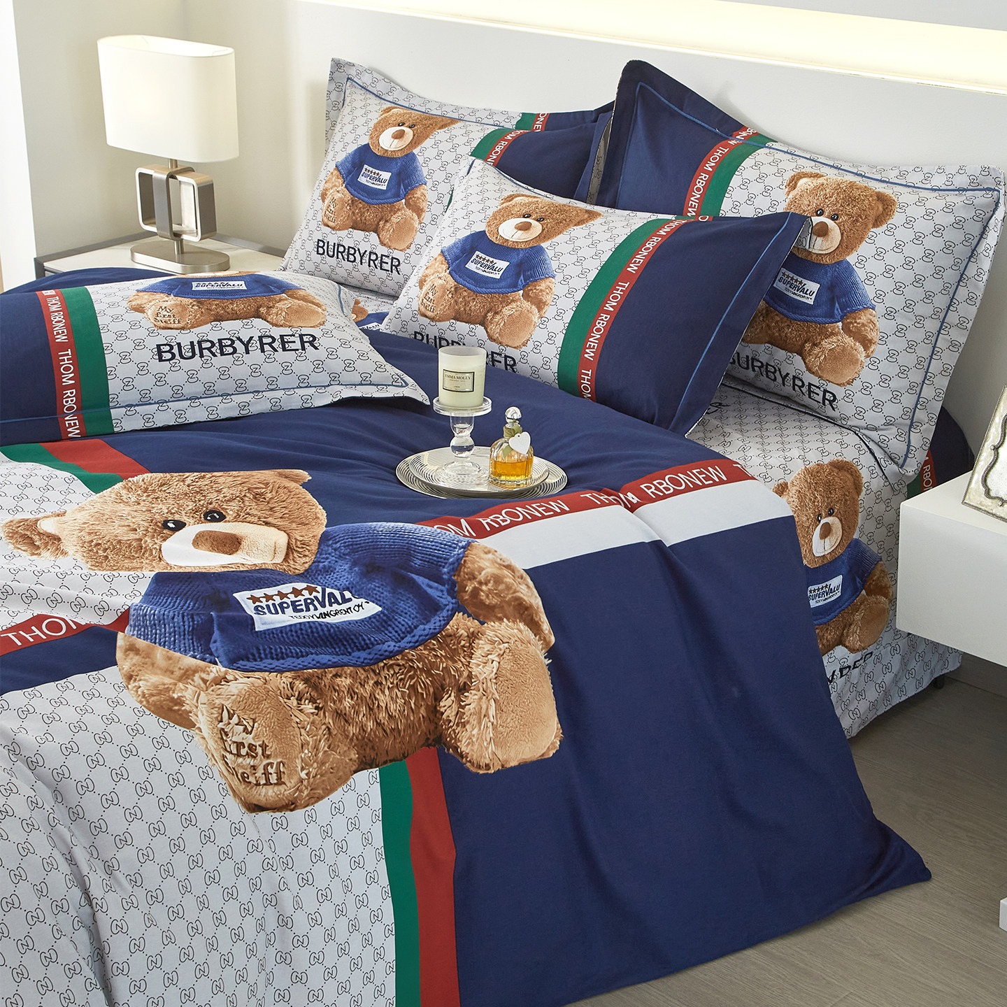 全棉加厚磨毛四件套100纯棉卡通儿童床单被套床笠男孩床上三件套4,床上用品,床品套件/四件套/多件套,淘宝优惠券,粉丝福利购,淘宝优惠卷