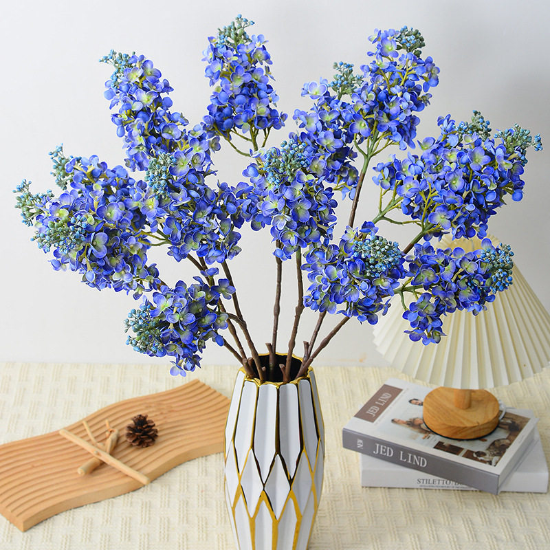 紫丁香花手感保湿仿真花