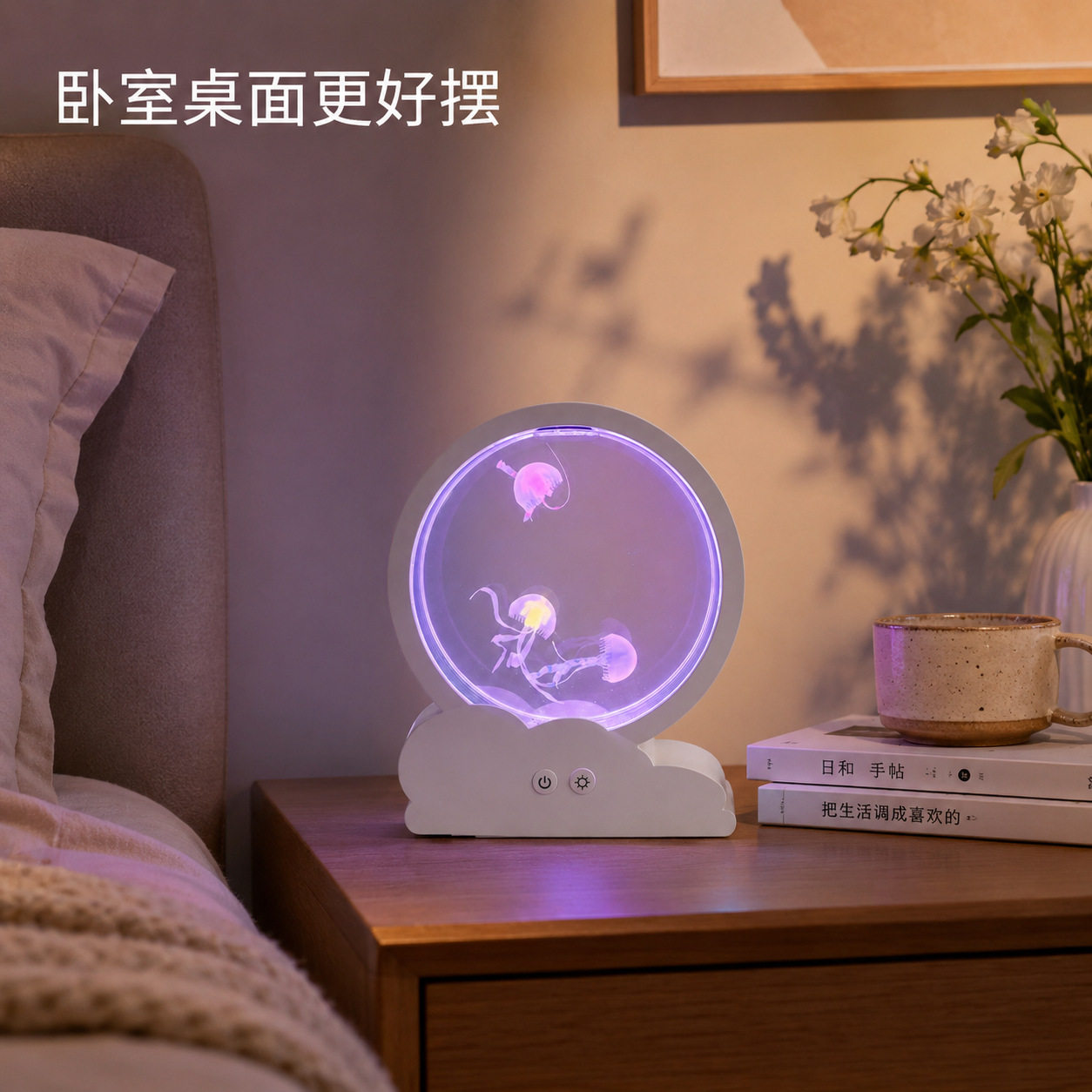 水母灯仿真Type-C小夜灯