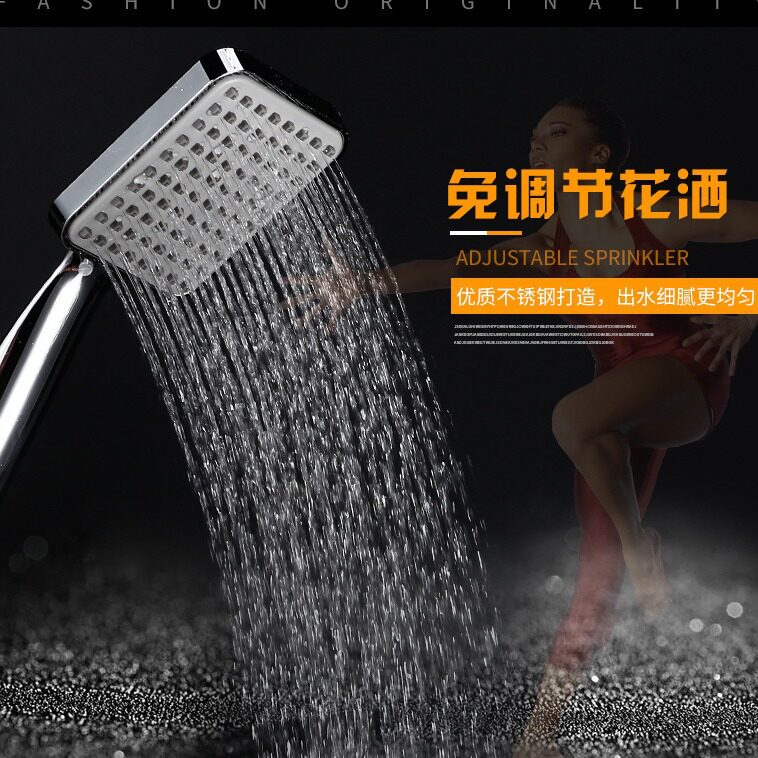 直供全新料8寸ABS方形顶喷大花洒顶喷淋浴莲蓬头方形手持花洒